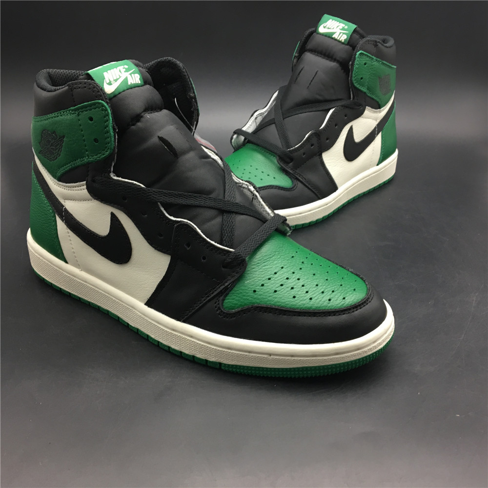 jordan air jordan 1 retro high - Negro Verde Blanco