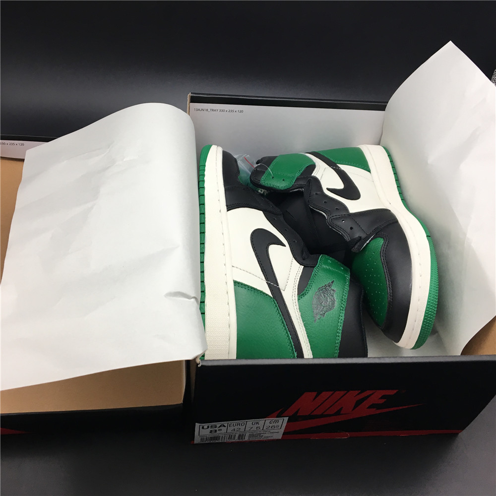 jordan air jordan 1 retro high - Negro Verde Blanco