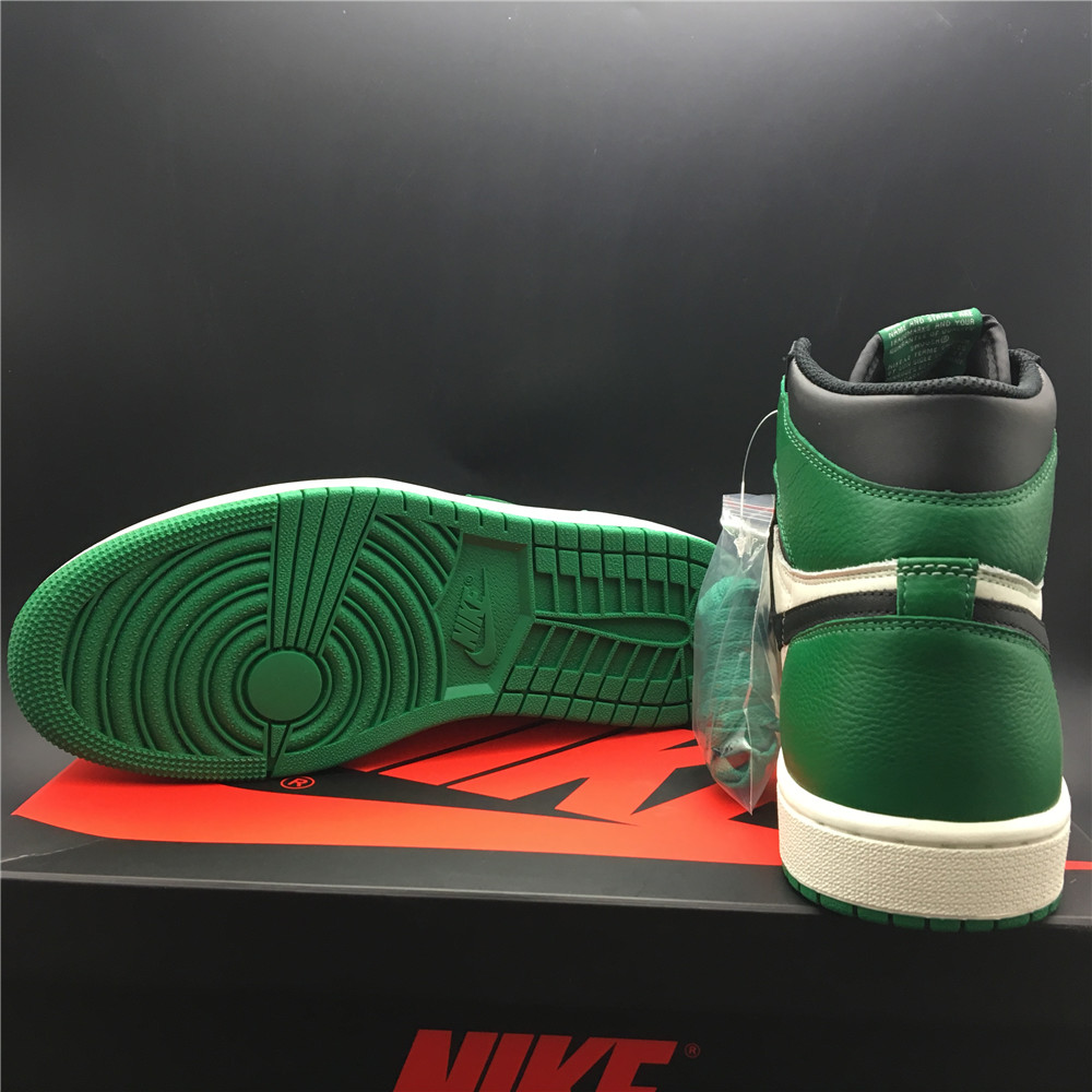 jordan air jordan 1 retro high - Negro Verde Blanco