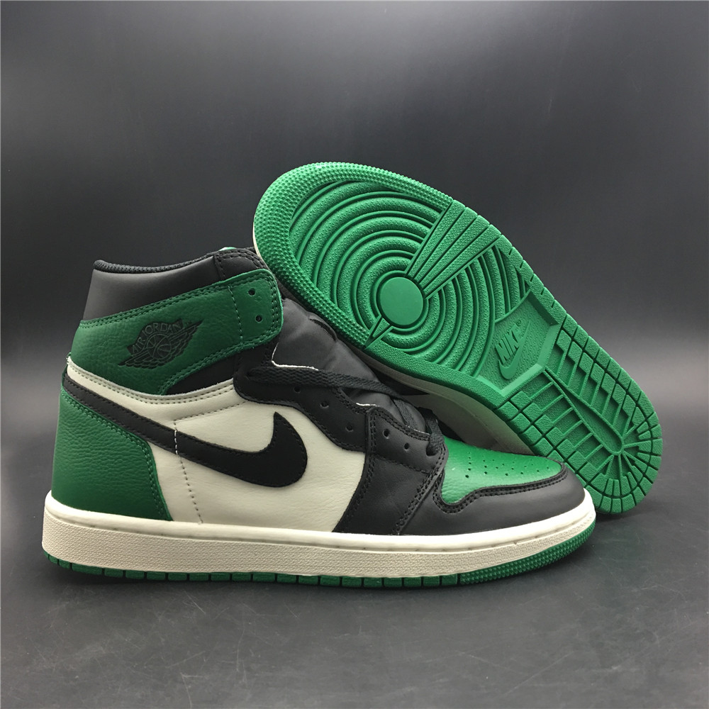 jordan air jordan 1 retro high - Negro Verde Blanco