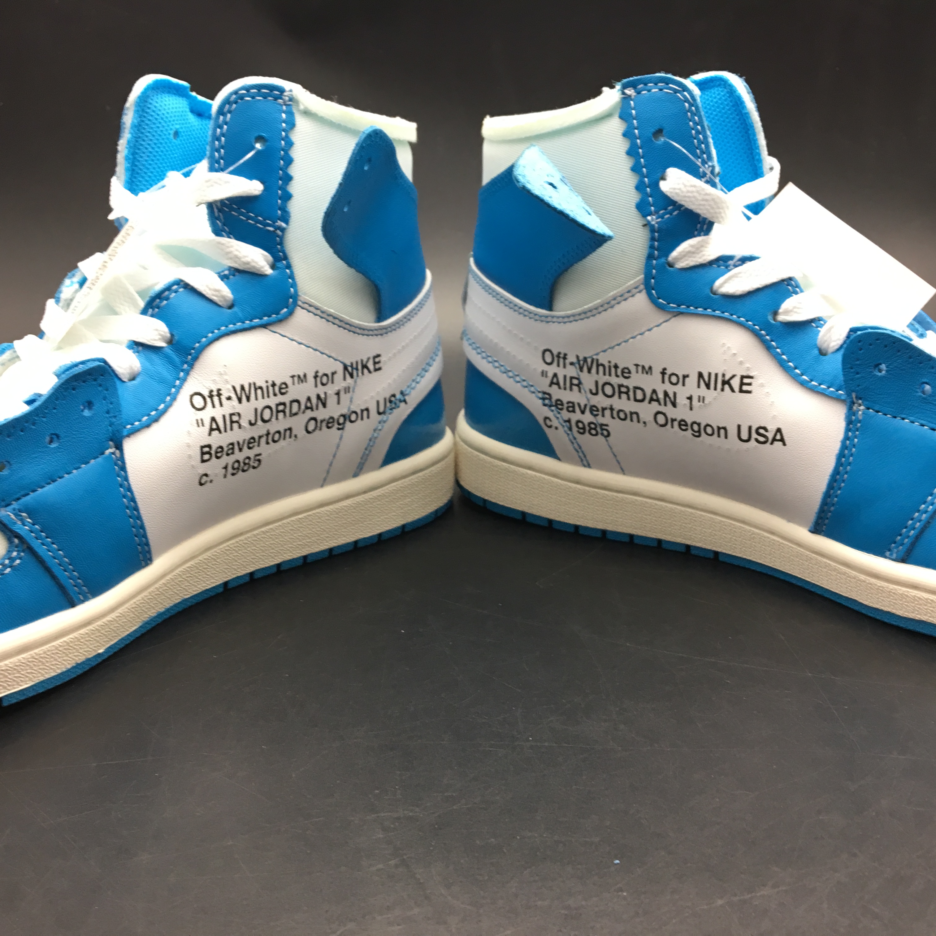 jordan air jordan 1 retro mid - Celeste Gris Blanco