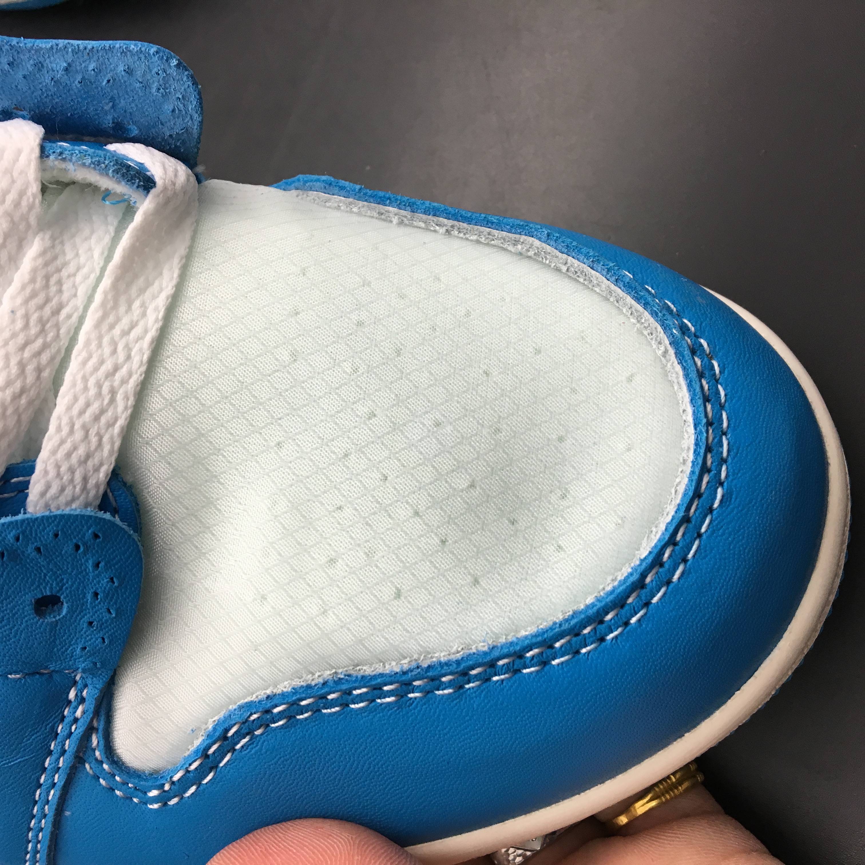 jordan air jordan 1 retro mid - Celeste Gris Blanco