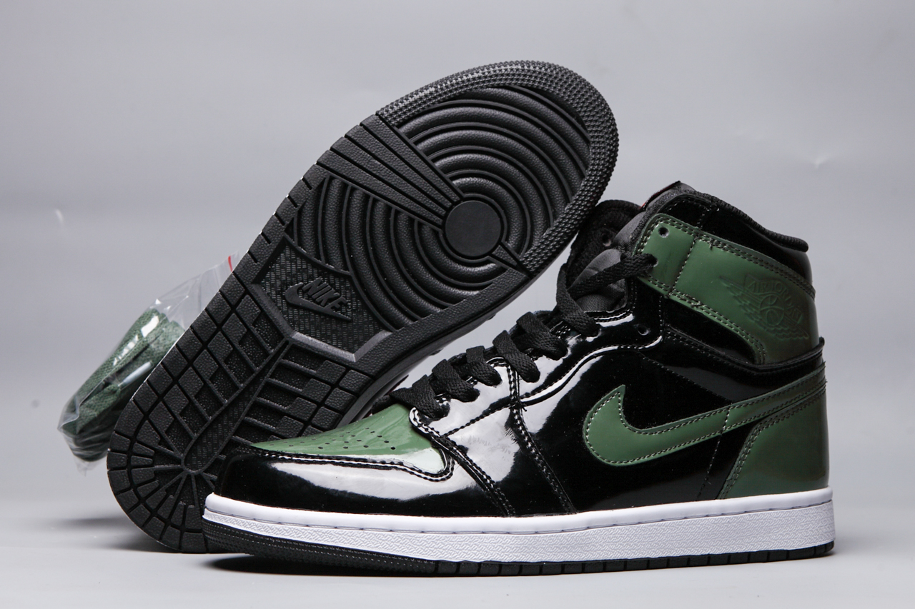 jordan air jordan 1 retro high - Negro Verde Naranjo
