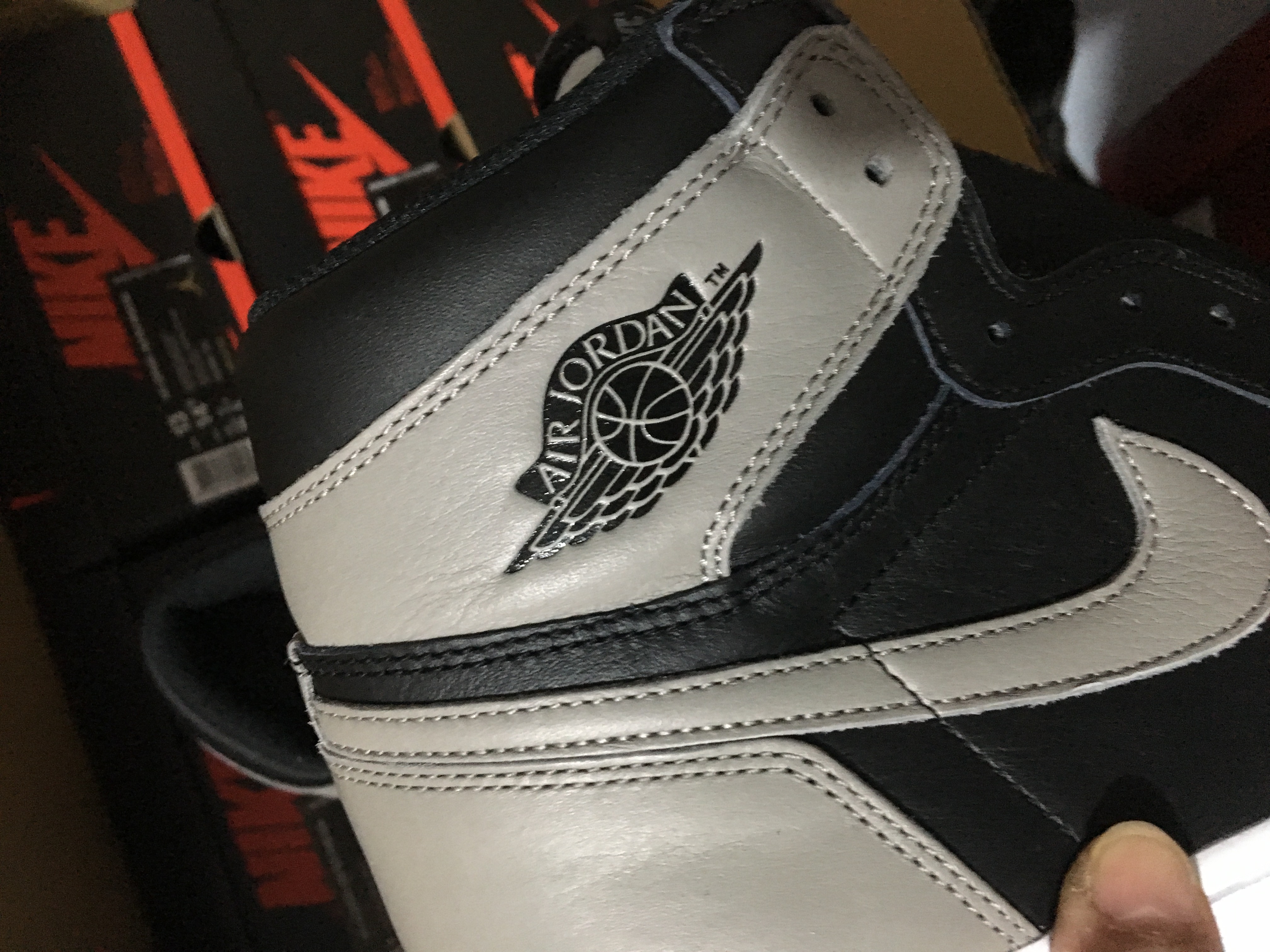 jordan air jordan 1 retro high - Negro Gris