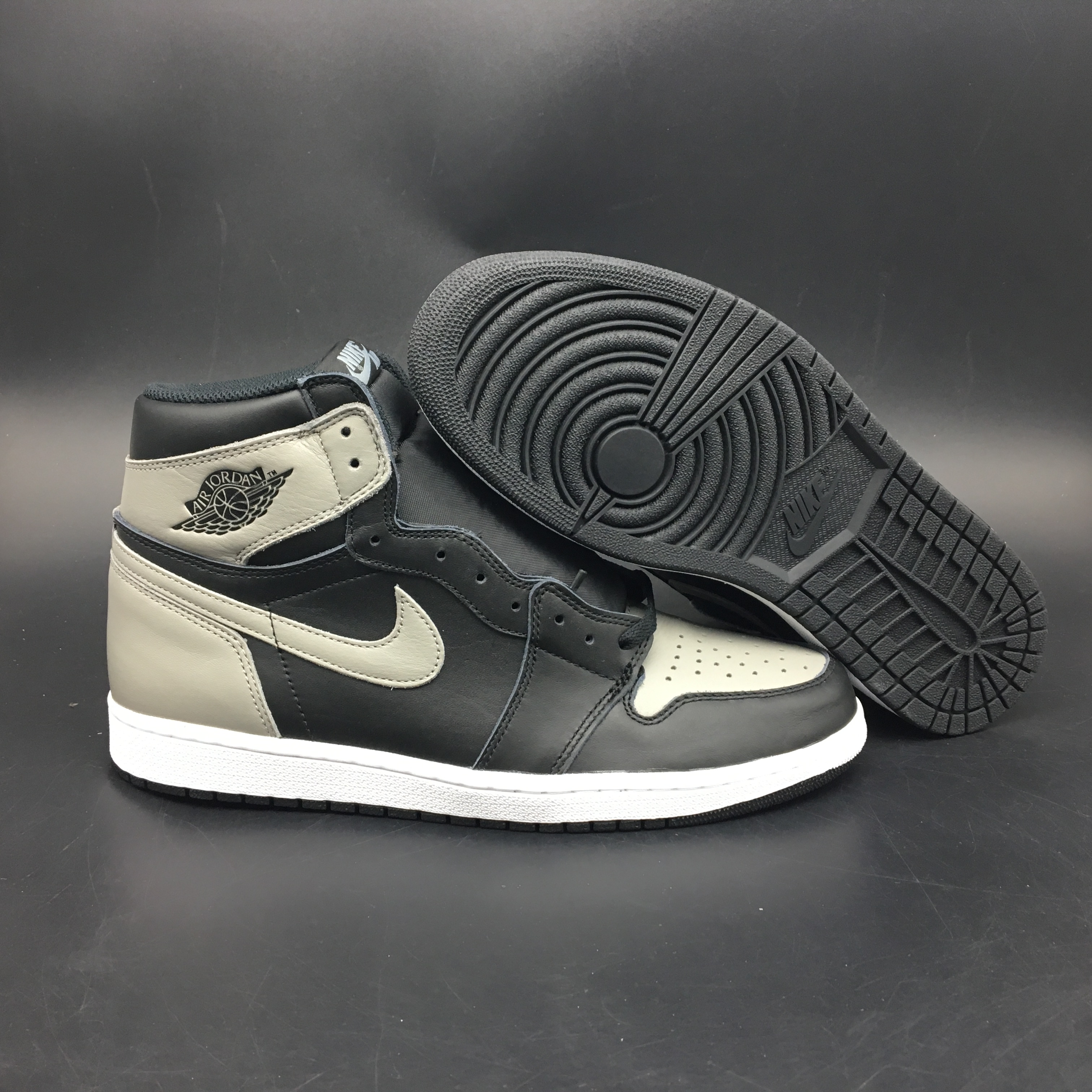 jordan air jordan 1 retro high - Negro Gris