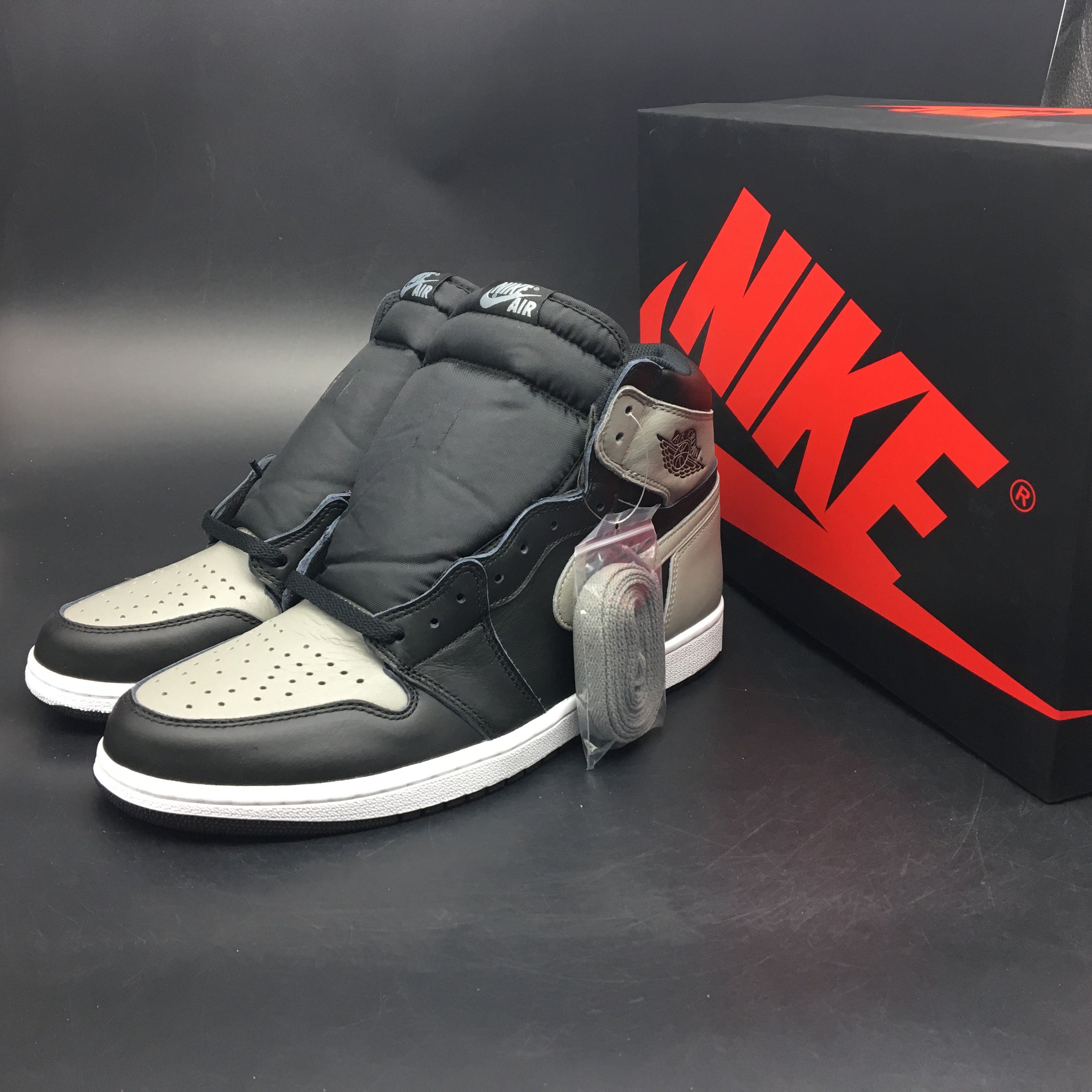 jordan air jordan 1 retro high - Negro Gris