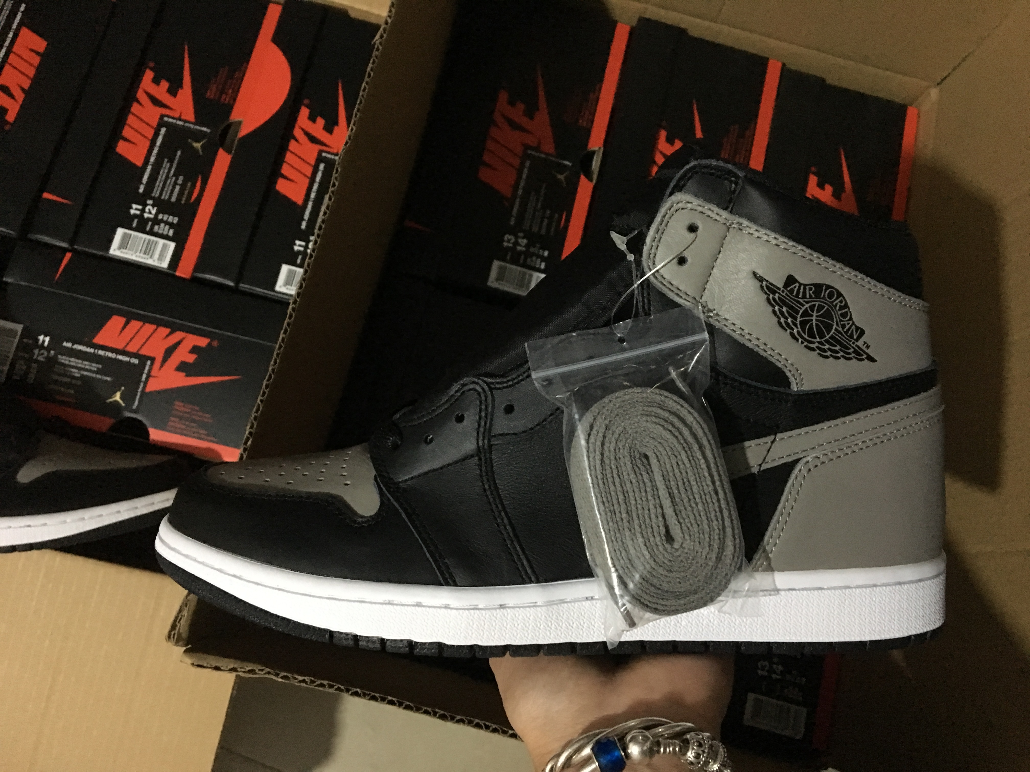 jordan air jordan 1 retro high - Negro Gris