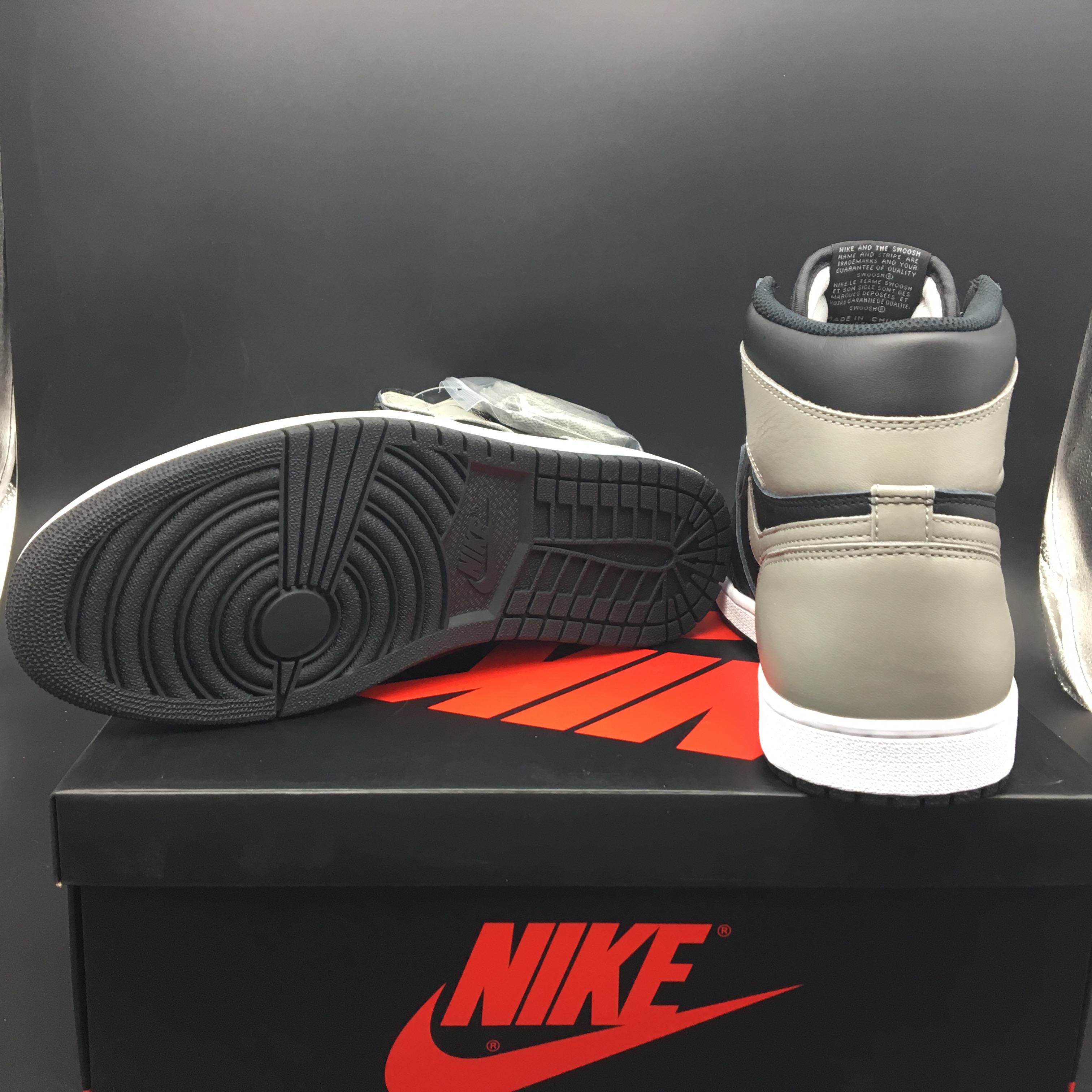 jordan air jordan 1 retro high - Negro Gris
