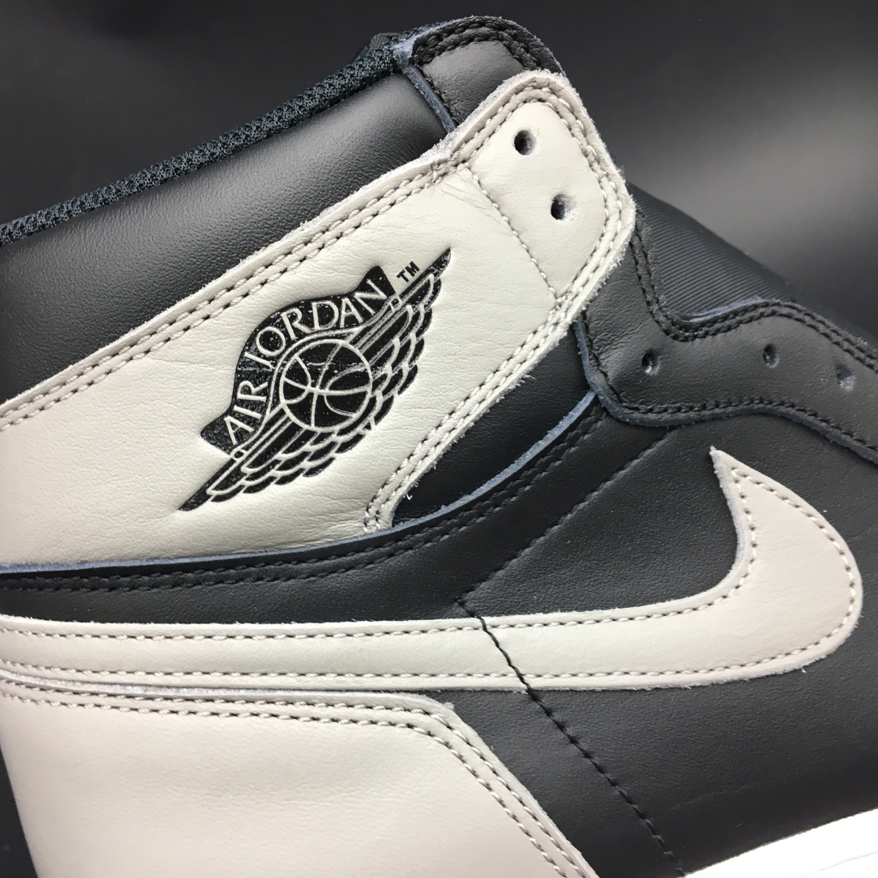 jordan air jordan 1 retro high - Negro Gris