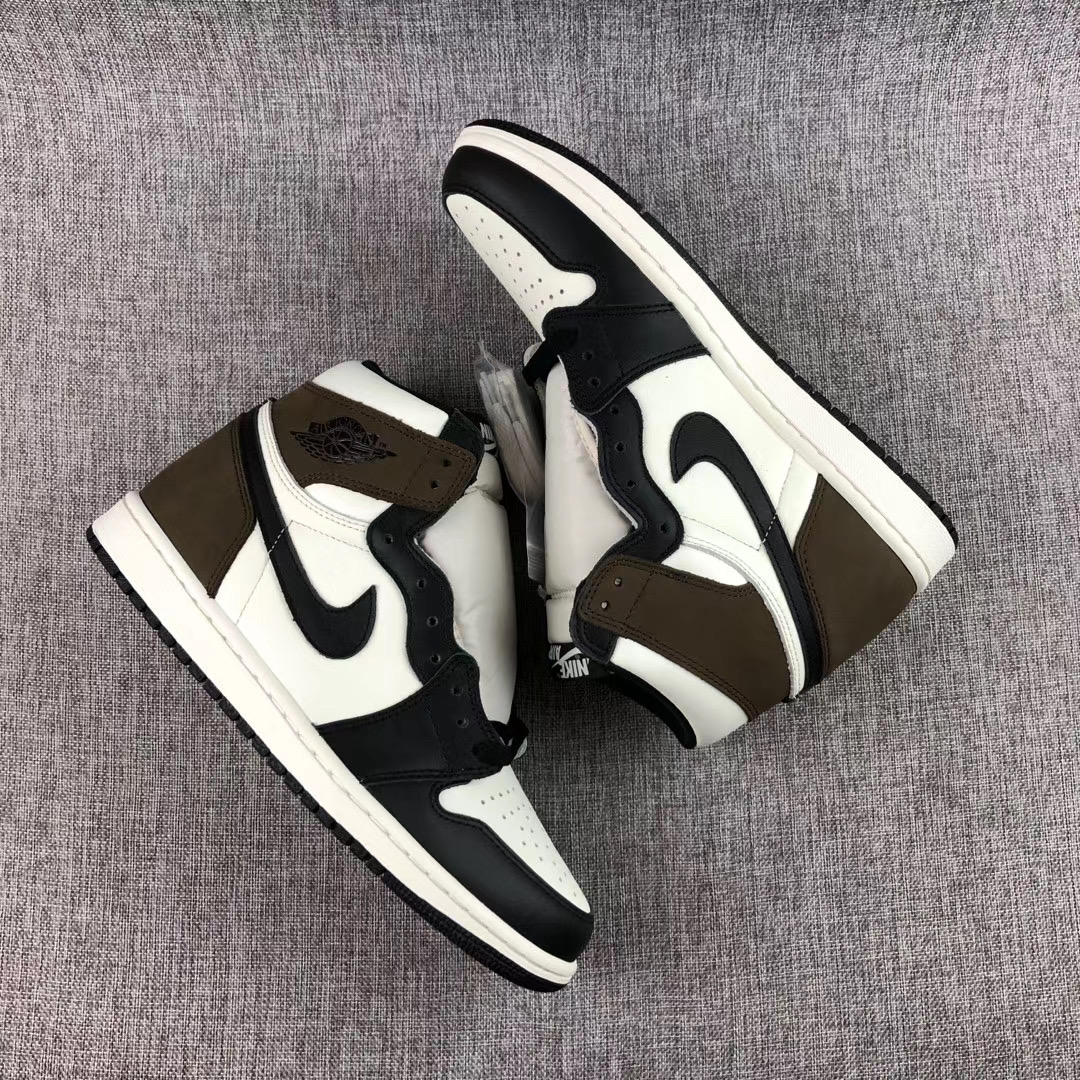 jordan air jordan 1 retro high - Negro Blanco Cafe