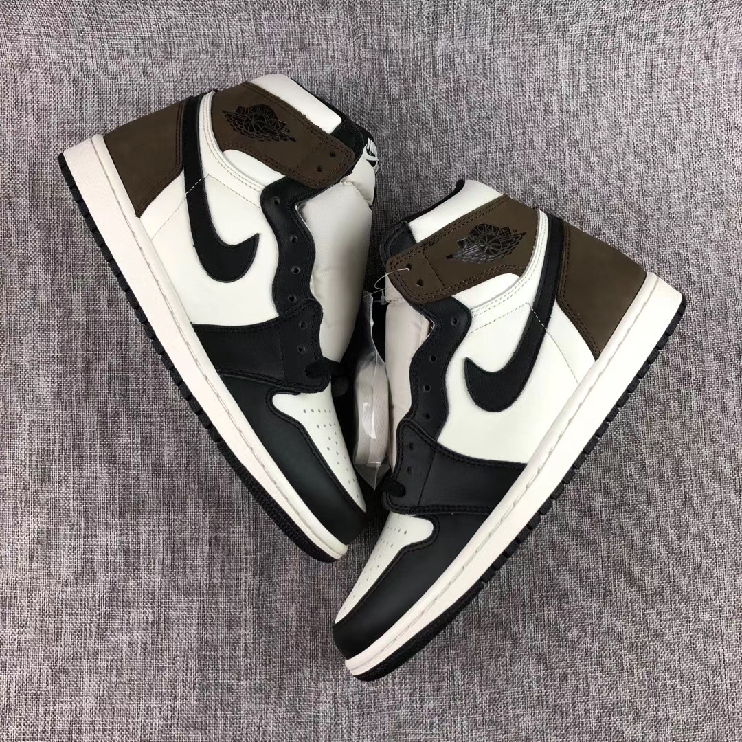 jordan air jordan 1 retro high - Negro Blanco Cafe