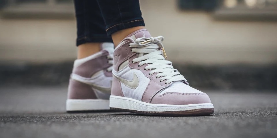 jordan air jordan 1 retro high - Rosado Blanco
