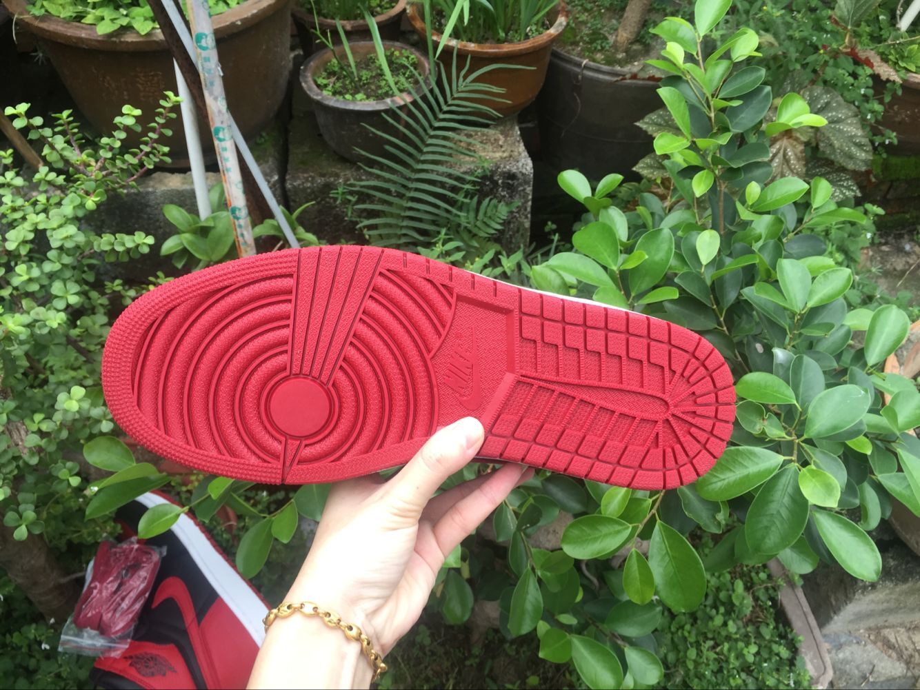 jordan air jordan 1 retro high - Negro Rojo