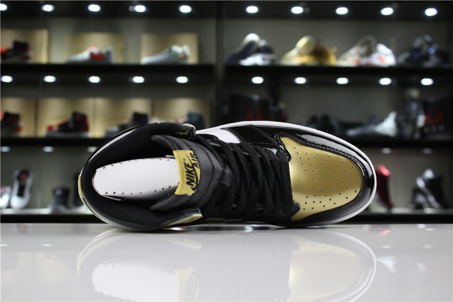 jordan air jordan 1 retro high - Dorado Blanco Negro
