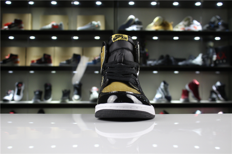 jordan air jordan 1 retro high - Dorado Blanco Negro