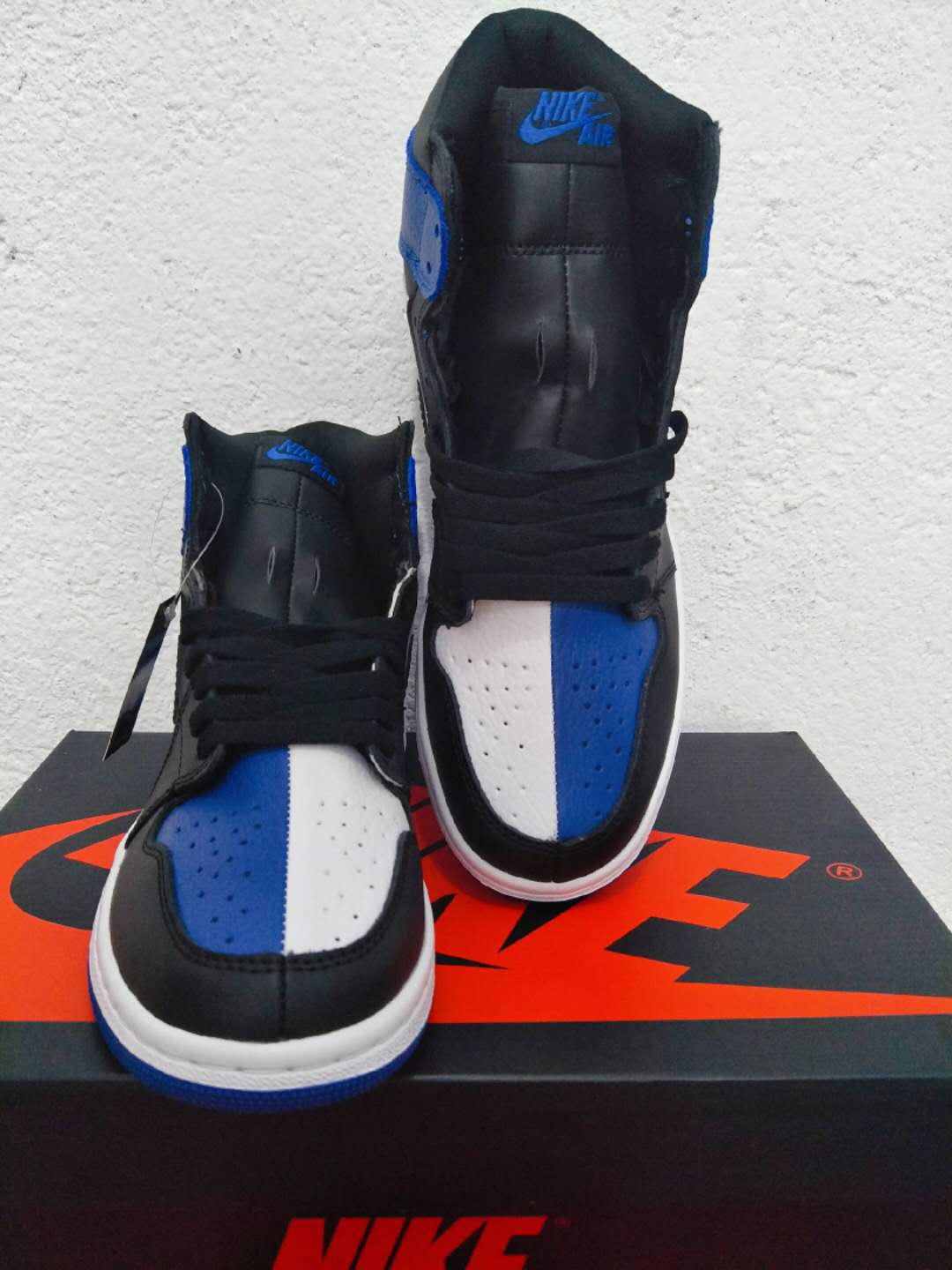 jordan air jordan 1 retro - Blanco Negro Azul