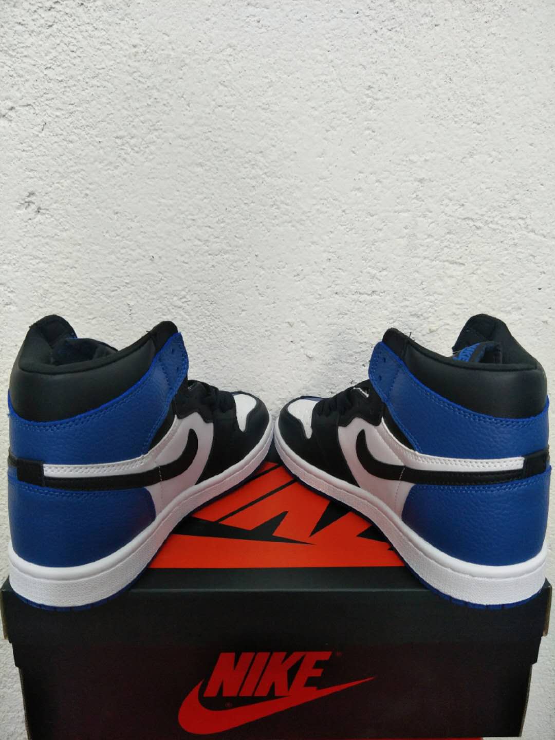 jordan air jordan 1 retro - Blanco Negro Azul