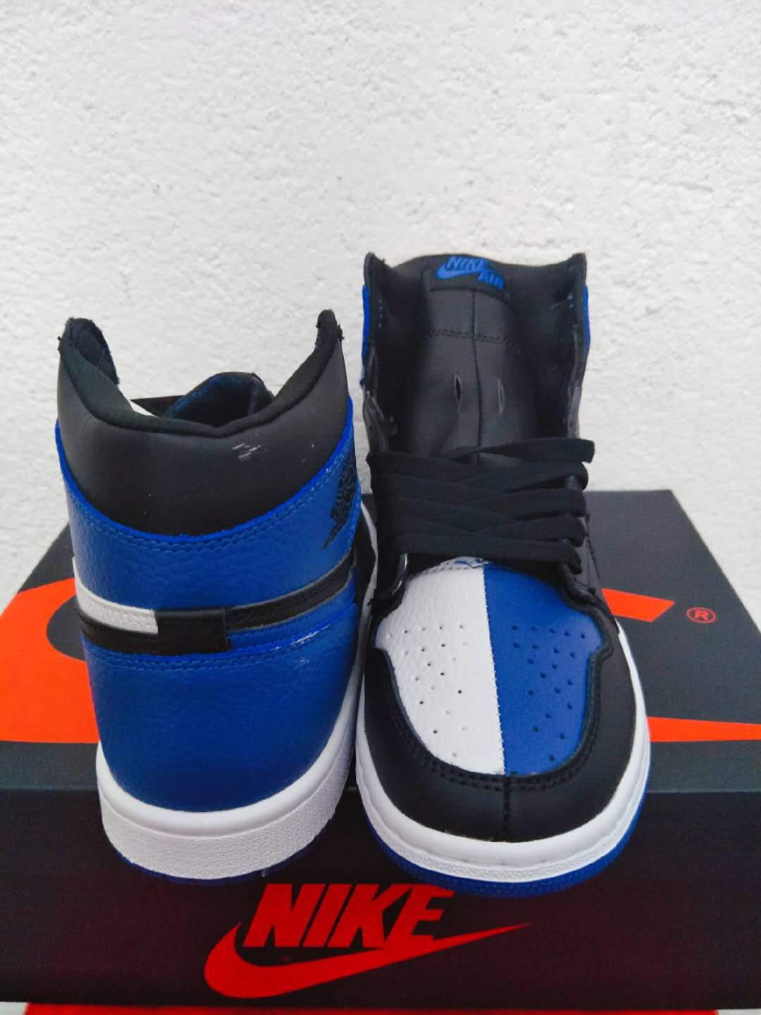 jordan air jordan 1 retro - Blanco Negro Azul