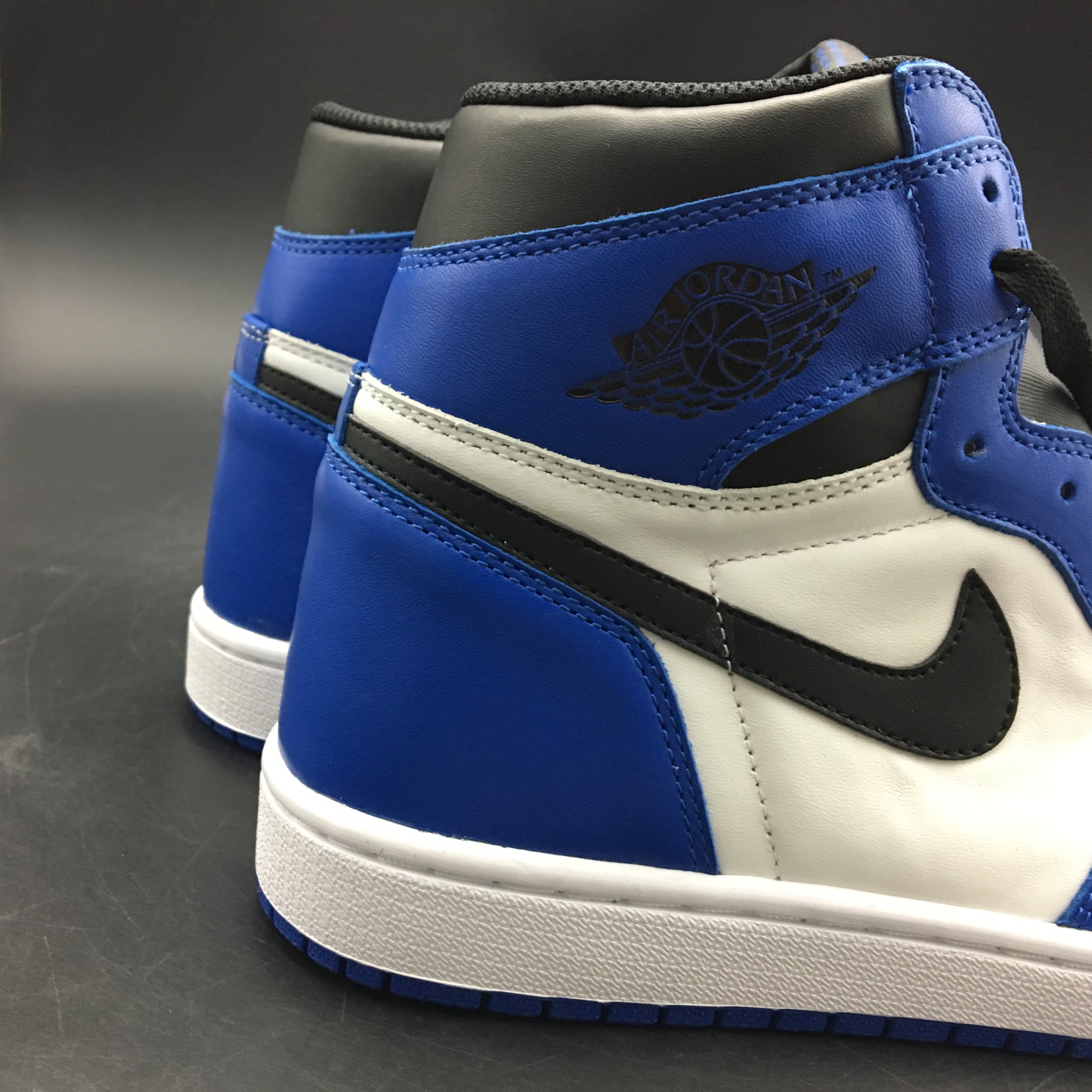 jordan air jordan 1 retro high - Azul Negro Blanco