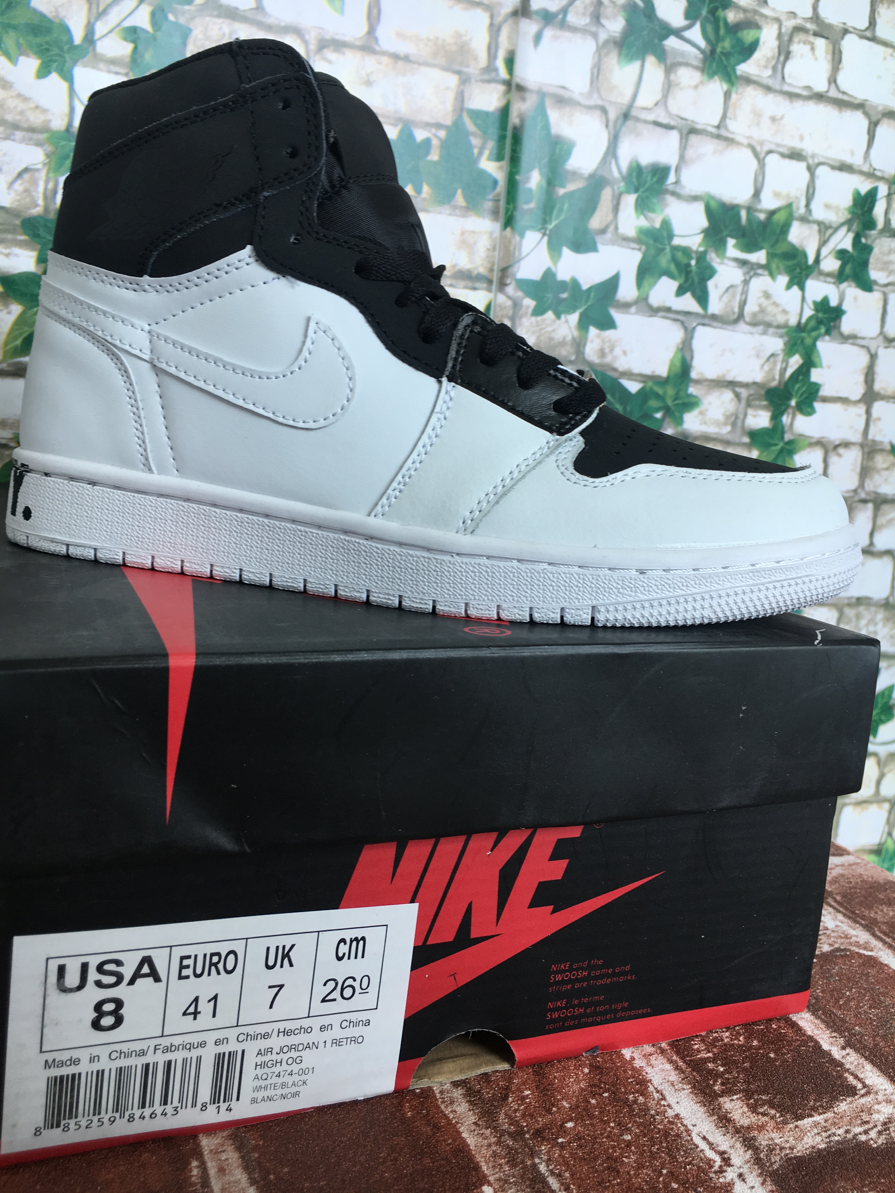 jordan air jordan 1 retro high - Blanco Negro