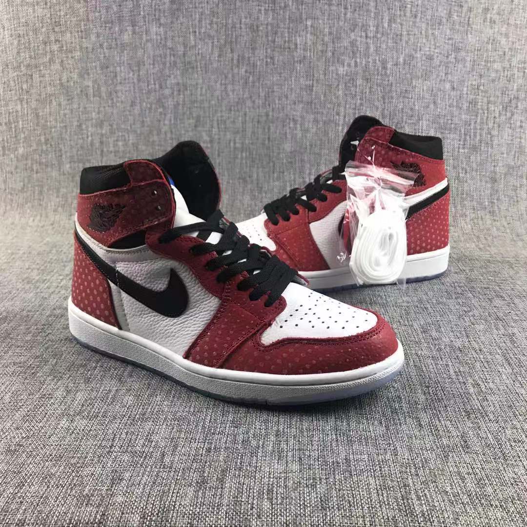 jordan air jordan 1 retro high - Blanco Rojo Negro