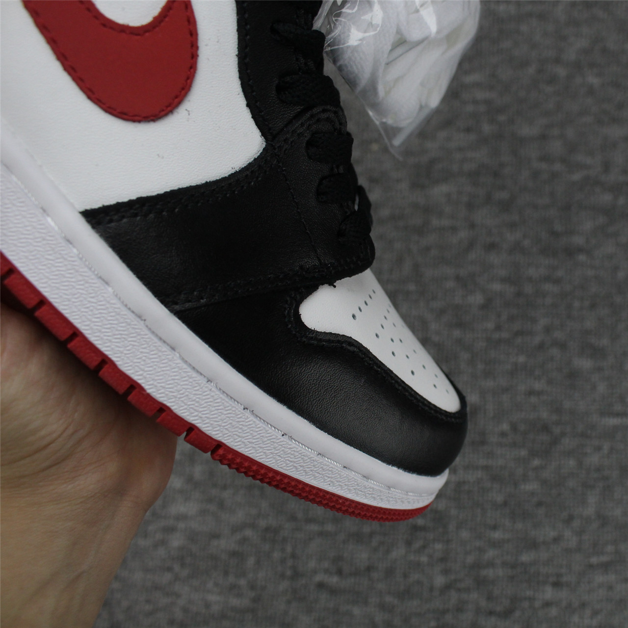jordan air jordan 1 retro high - Blanco Negro Rojo