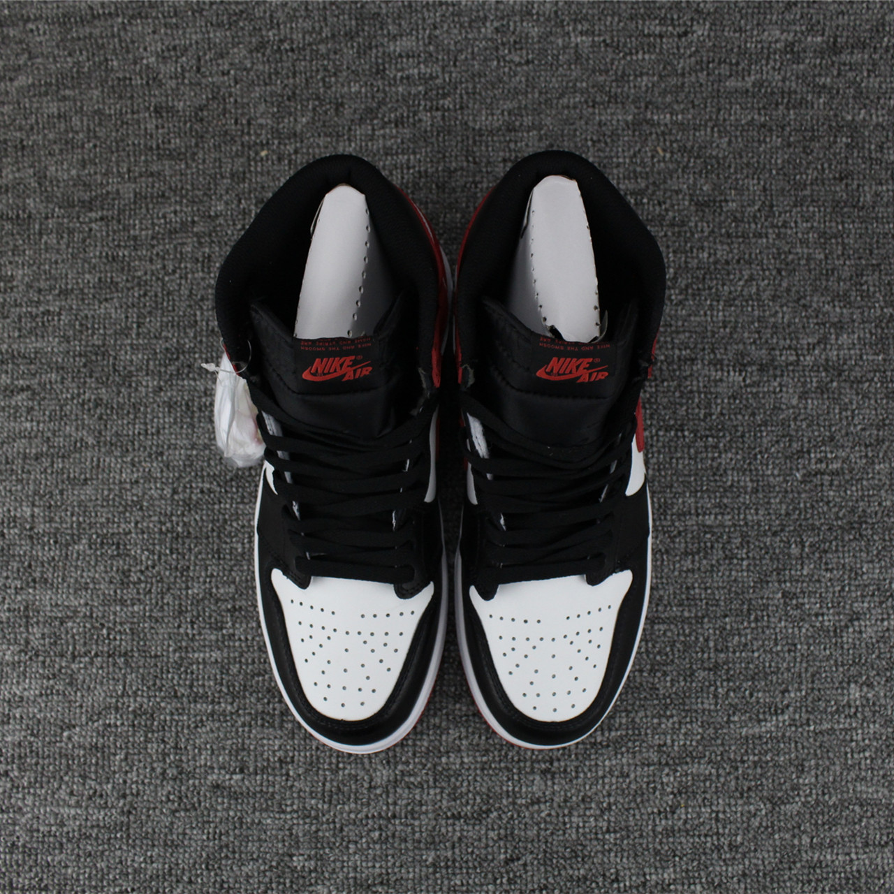 jordan air jordan 1 retro high - Blanco Negro Rojo