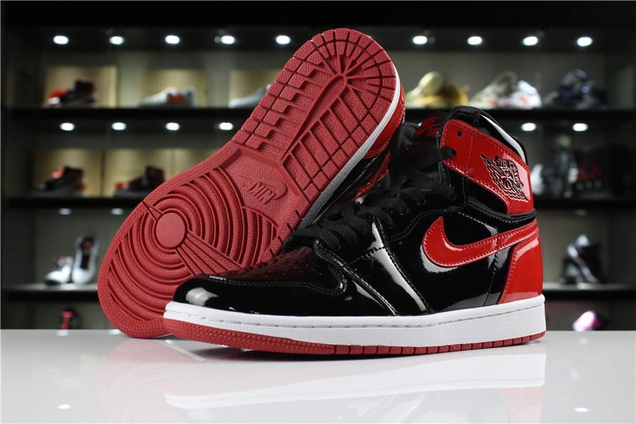jordan air jordan 1 retro high - Negro Rojo