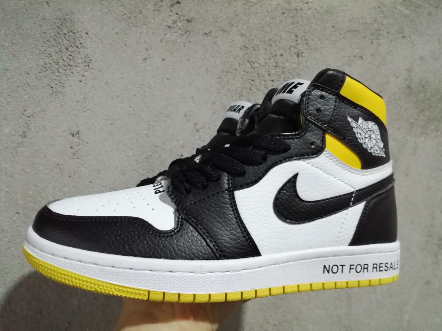 jordan air jordan 1 retro high - Negro Amarillo Negro