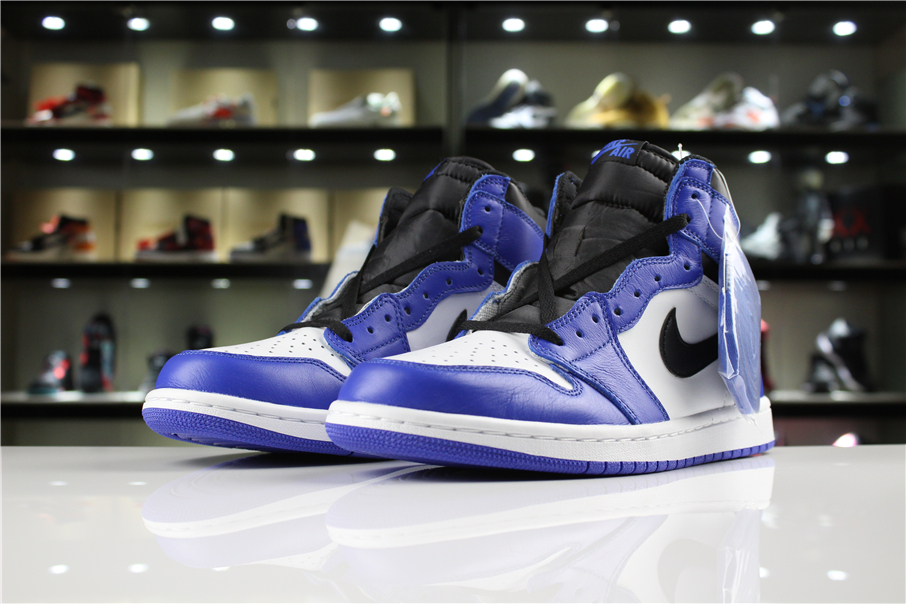 jordan air jordan 1 retro high - Azul Blanco Negro