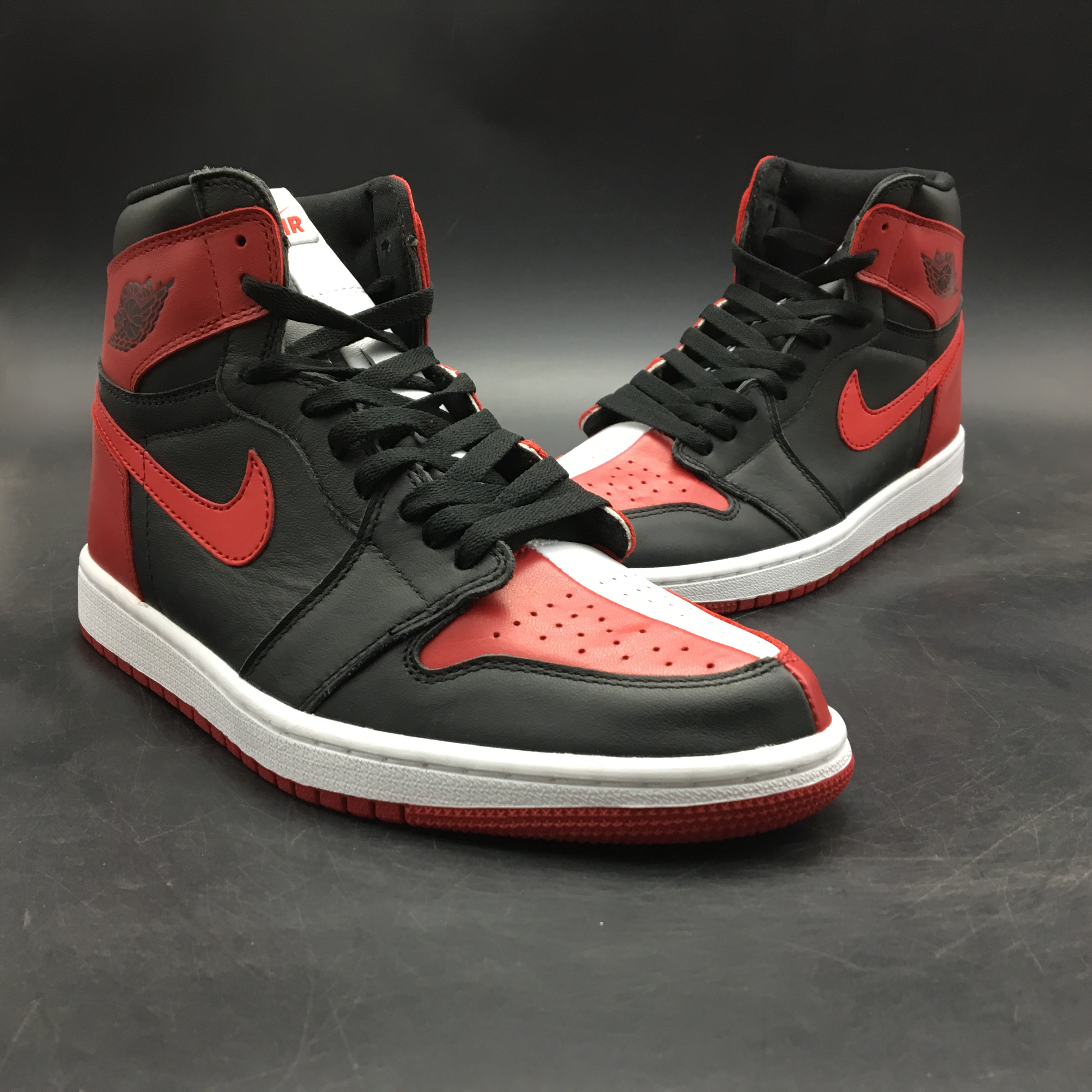 jordan air jordan 1 retro high - Negro Blanco Rojo