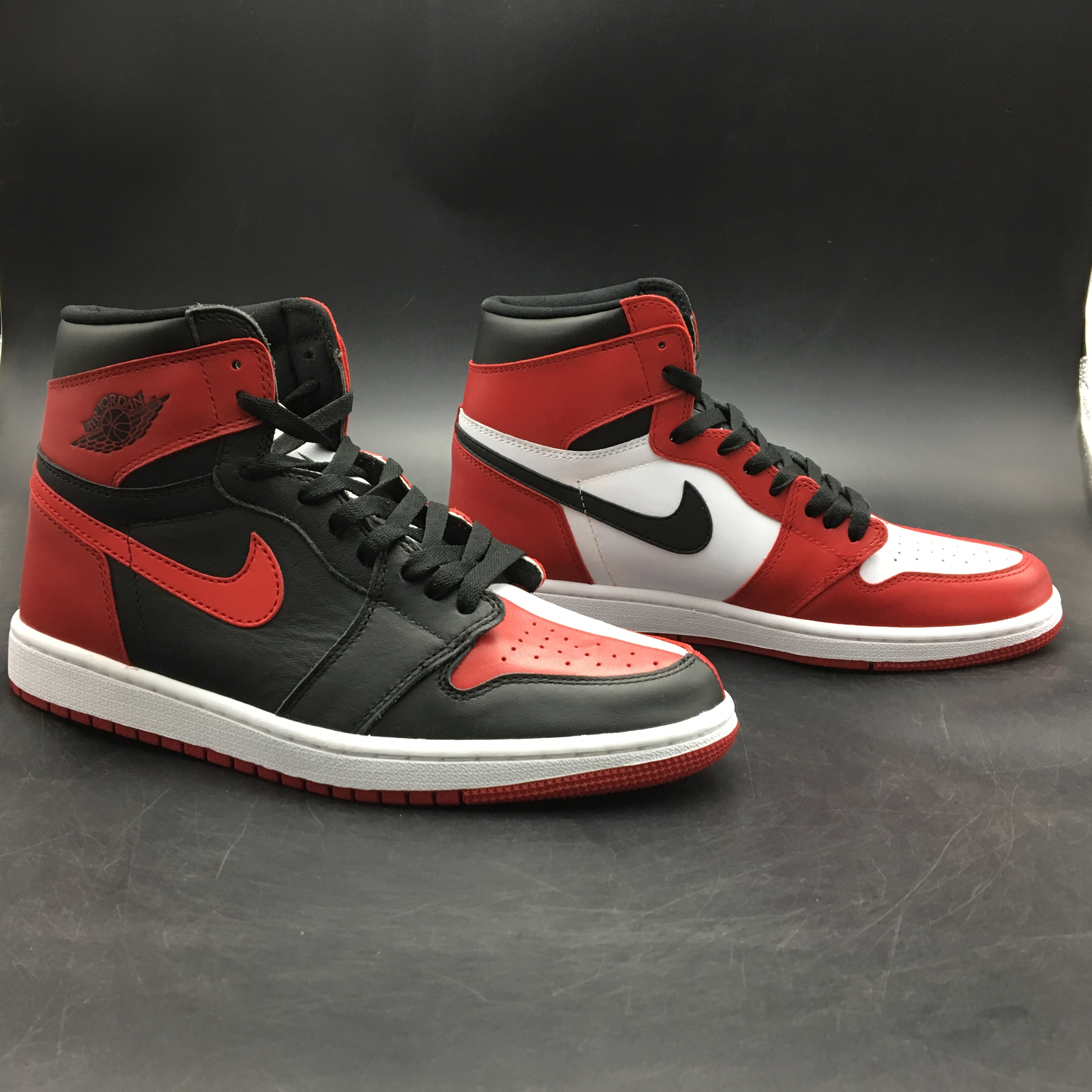 jordan air jordan 1 retro high - Negro Blanco Rojo