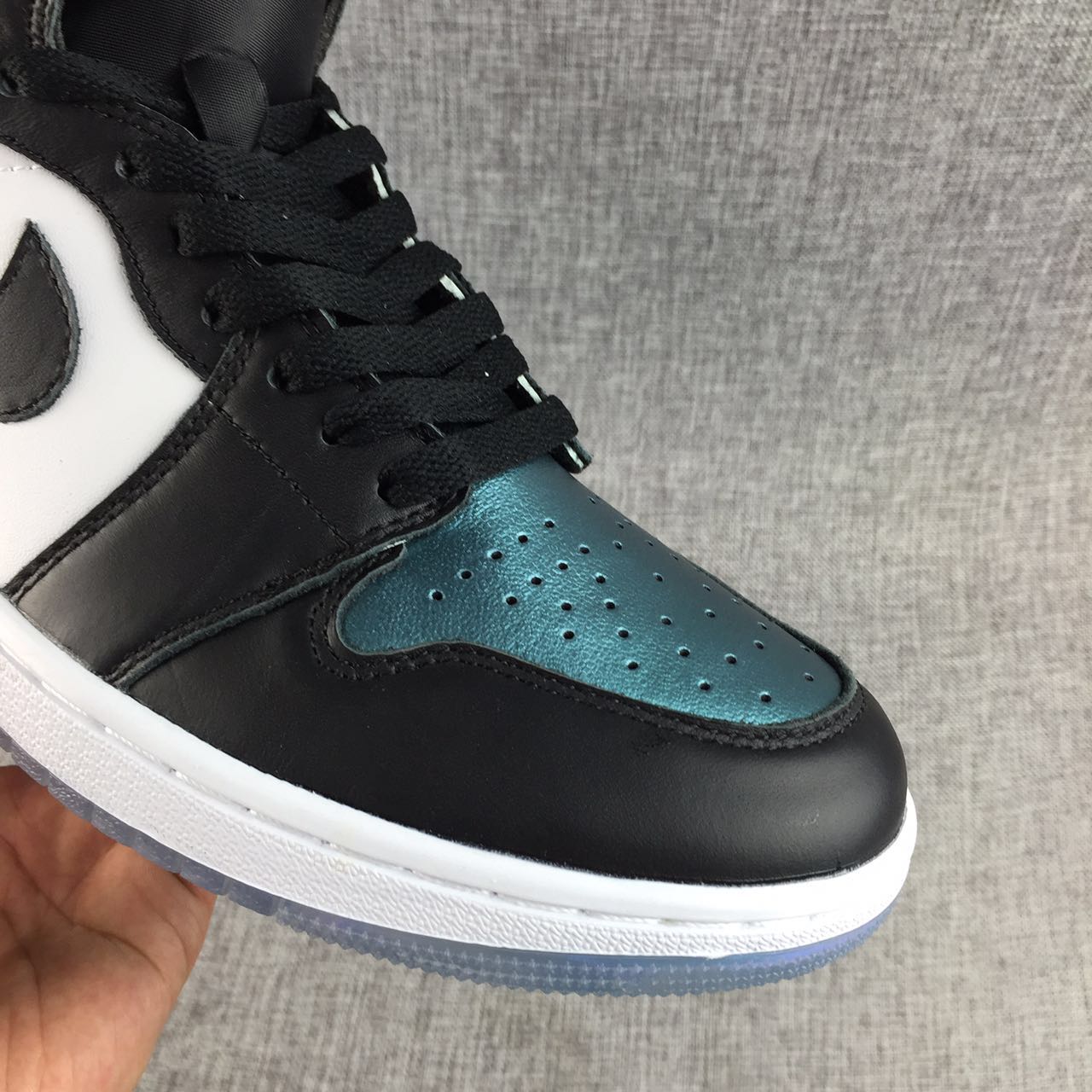 jordan air jordan 1 retro high - Negro Celeste Blanco