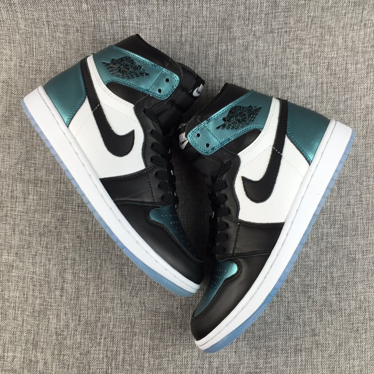 jordan air jordan 1 retro high - Negro Celeste Blanco