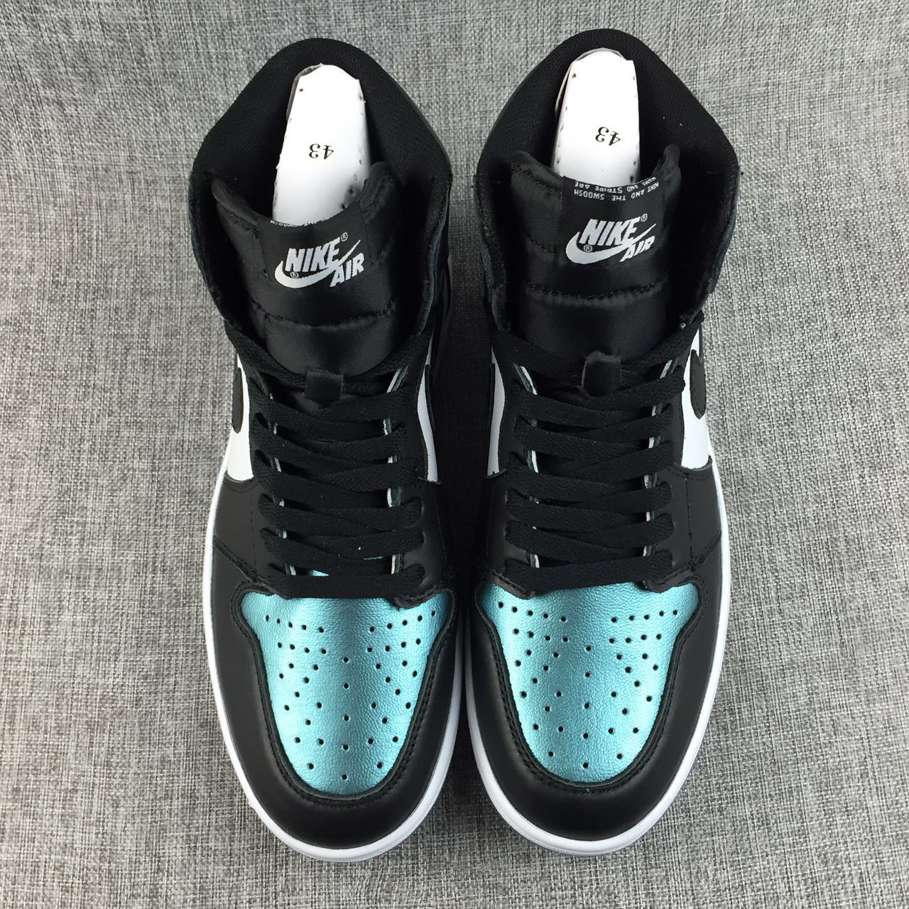 jordan air jordan 1 retro high - Negro Celeste Blanco