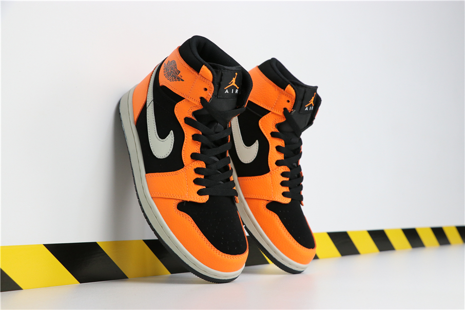 jordan air jordan 1 retro high - Naranjo Negro