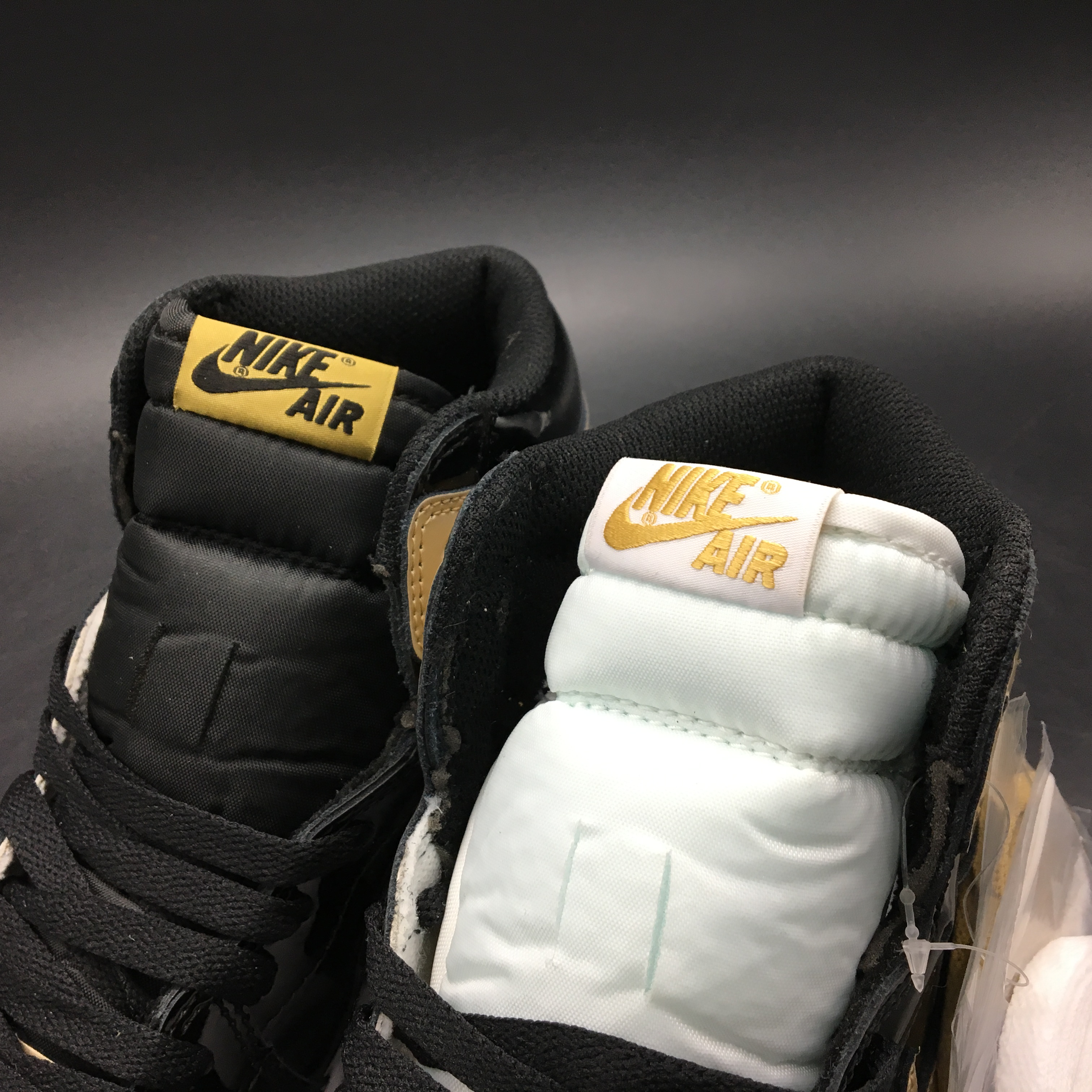 jordan air jordan 1 retro high - Dorado Blanco Negro