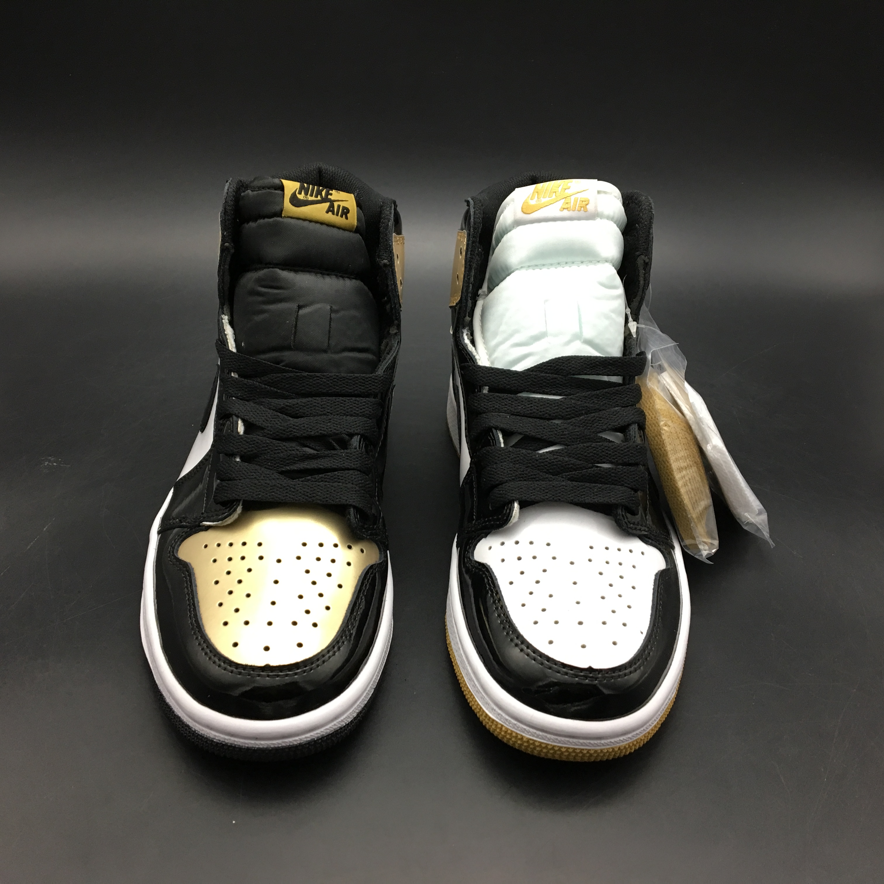 jordan air jordan 1 retro high - Dorado Blanco Negro