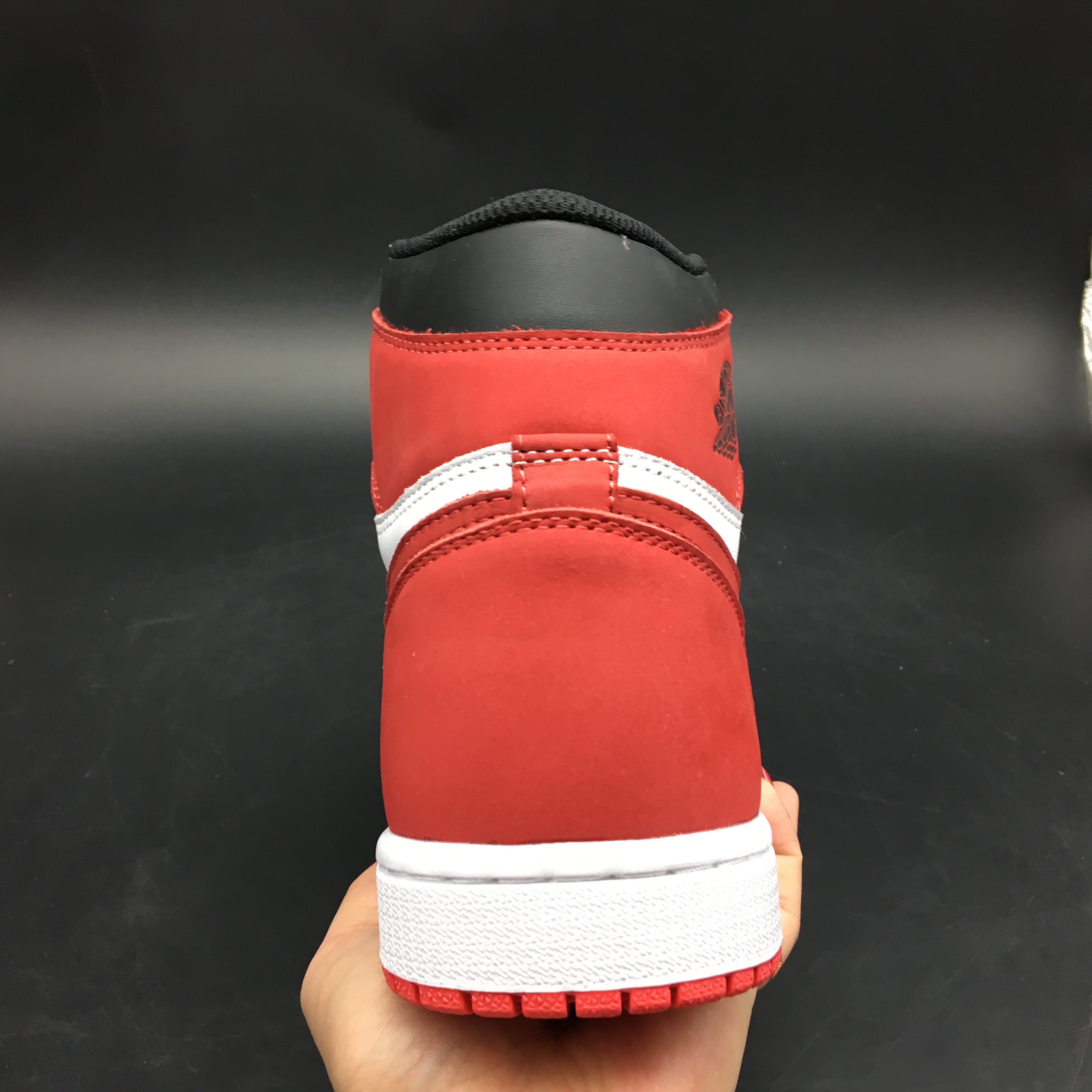 jordan air jordan 1 retro high - Negro Rojo Blanco