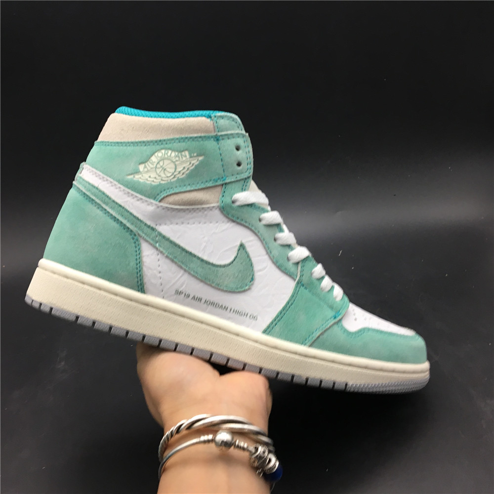 jordan air jordan 1 retro high - Verde Blanco