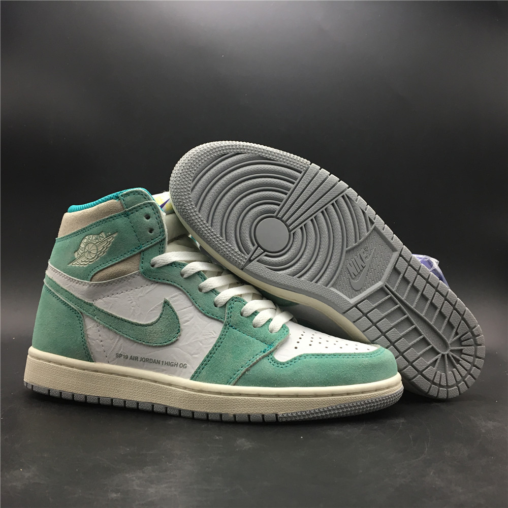 jordan air jordan 1 retro high - Verde Blanco