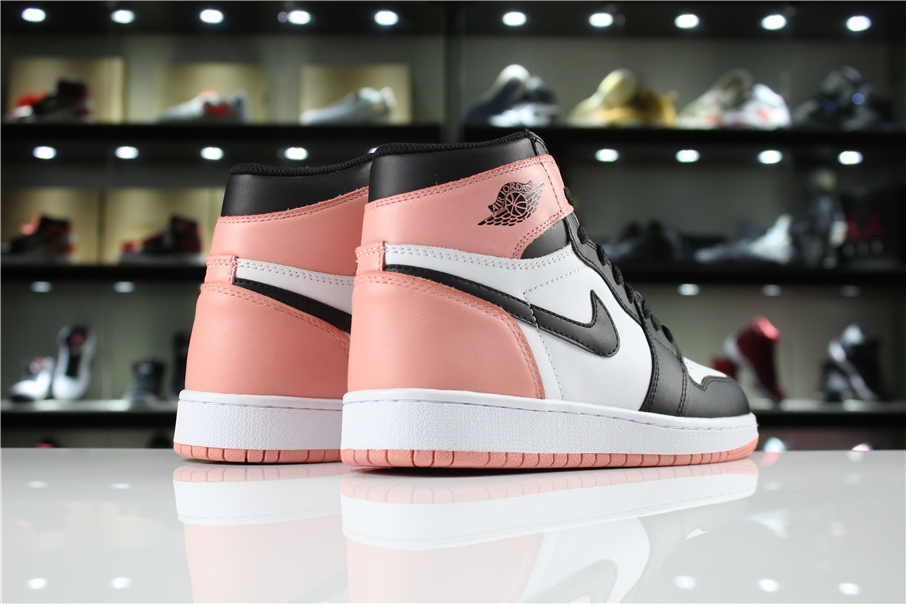 jordan air jordan 1 retro high - Blanco Rosado Negro