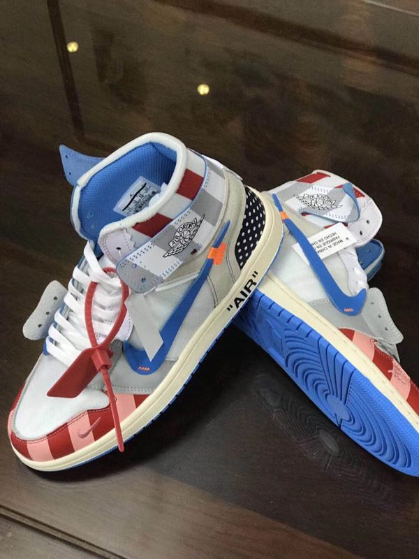 jordan air jordan 1 retro high - Blanco Rojo Celeste Blanco Azul Rojo