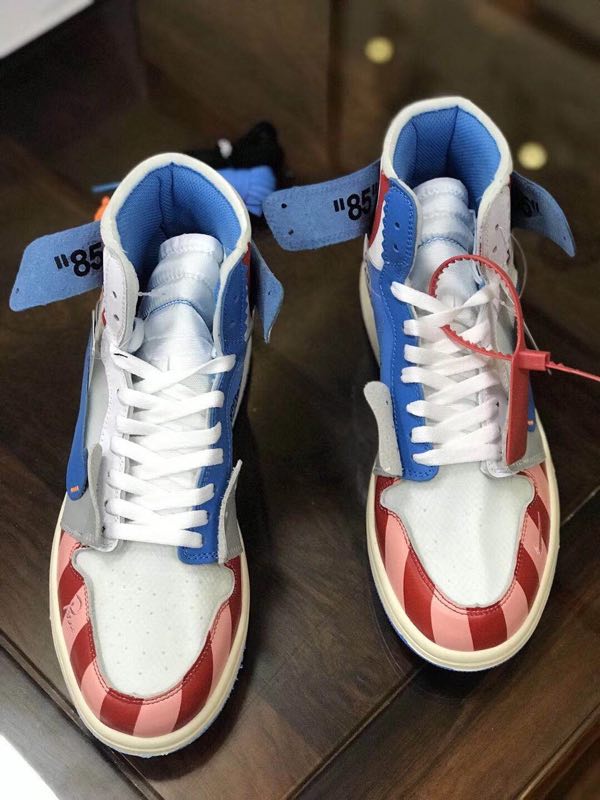 jordan air jordan 1 retro high - Blanco Rojo Celeste Blanco Azul Rojo