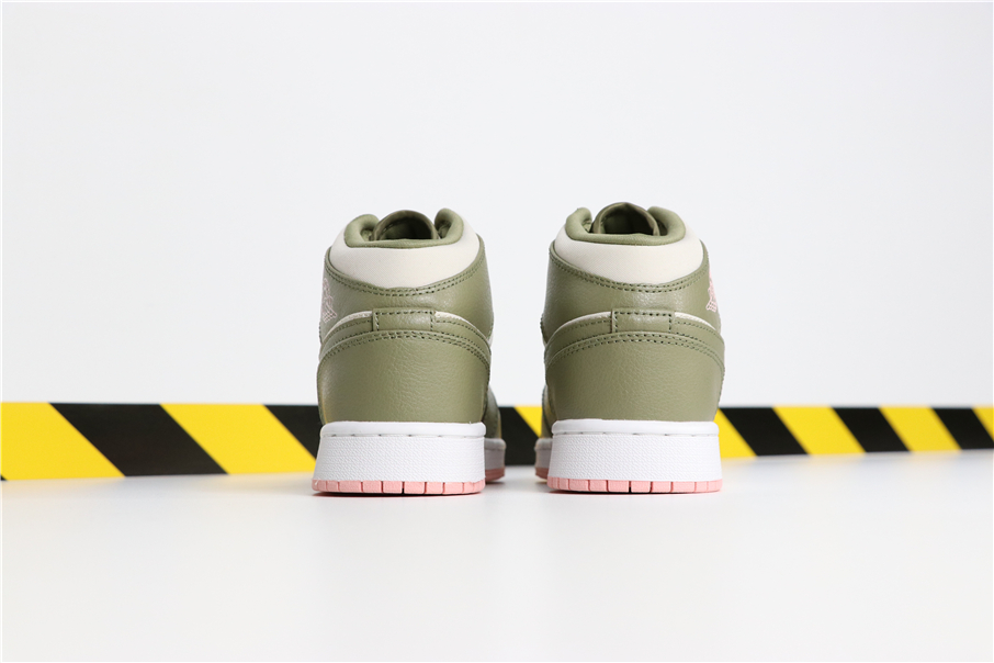 jordan air jordan 1 retro mid - Blanco Verde