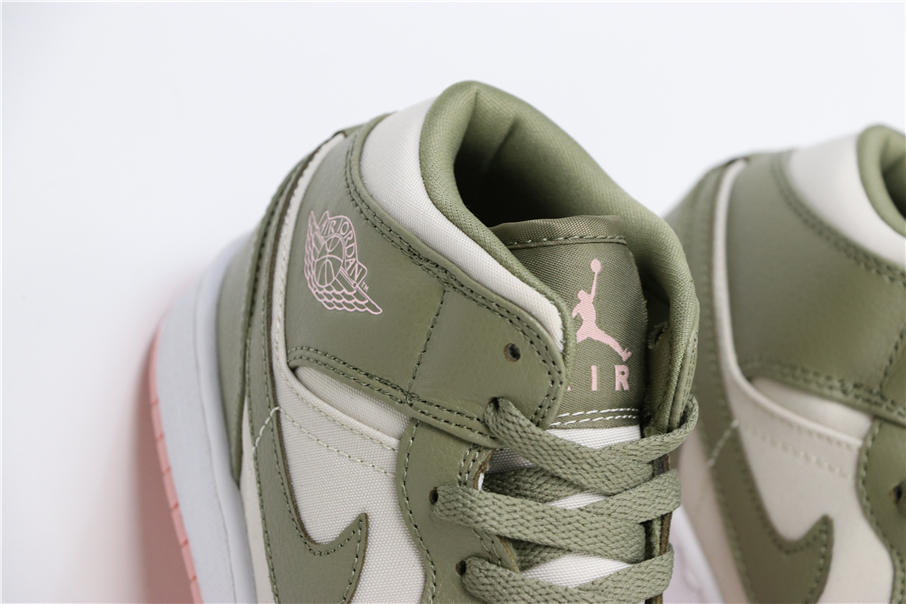 jordan air jordan 1 retro mid - Blanco Verde