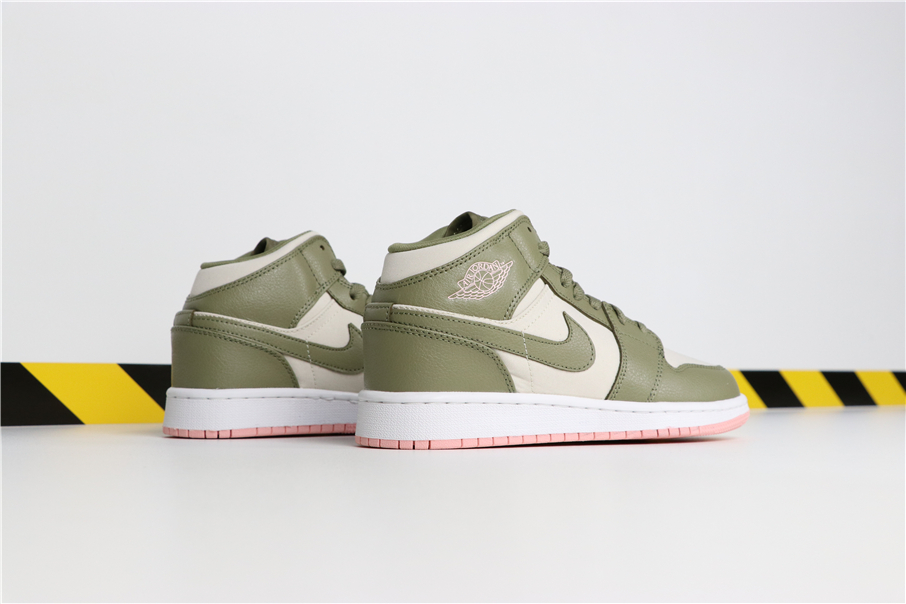 jordan air jordan 1 retro mid - Blanco Verde