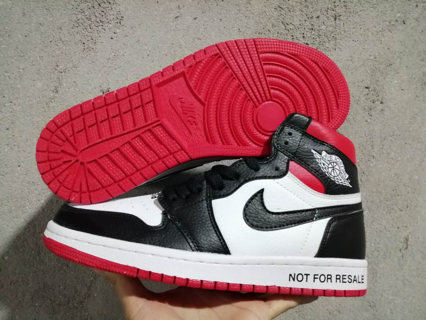jordan air jordan 1 retro high - Negro Blanco Rojo