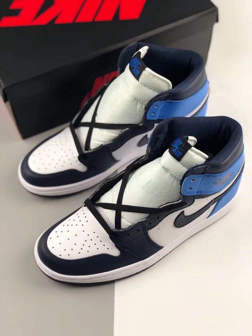jordan air jordan 1 retro high - Blanco Azul Negro