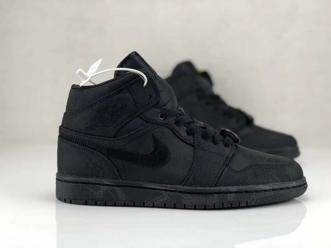 jordan air jordan 1 retro mid - Negro